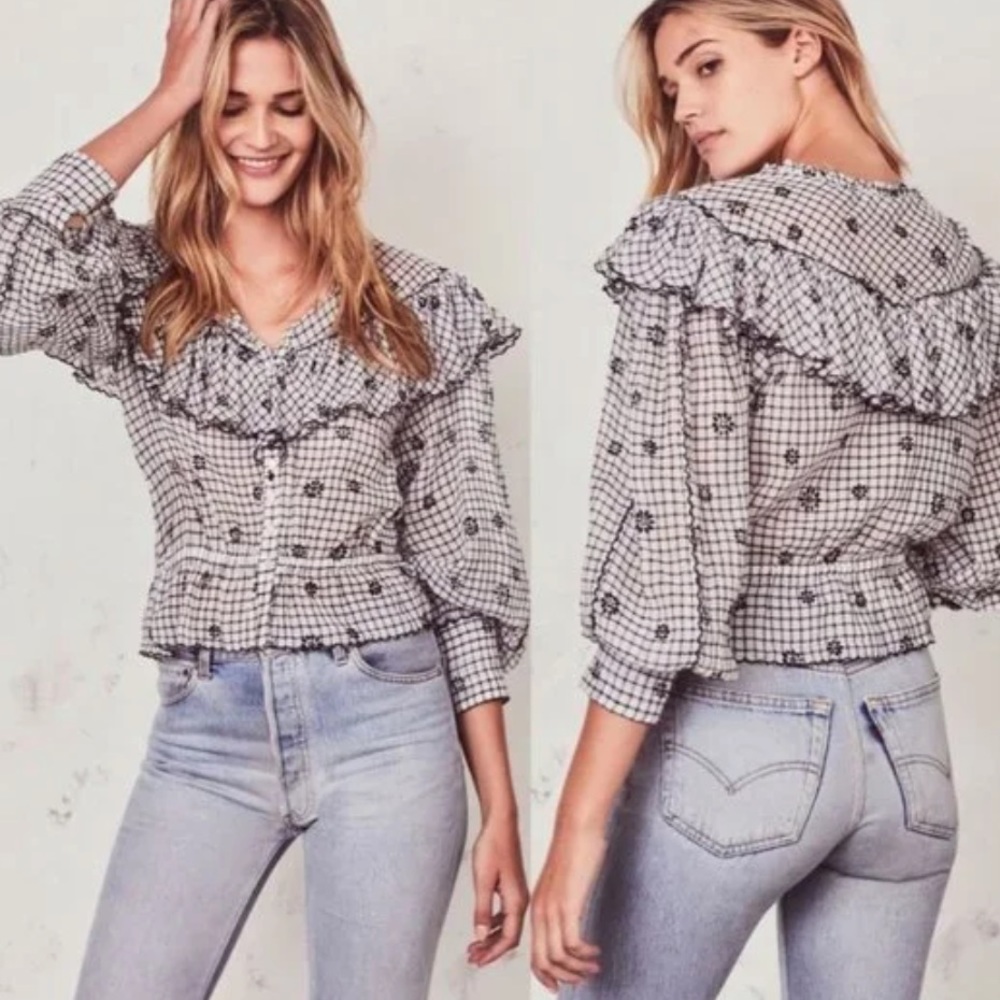 Love Shack Fancy LoveShackFancy Suzanne Blouse